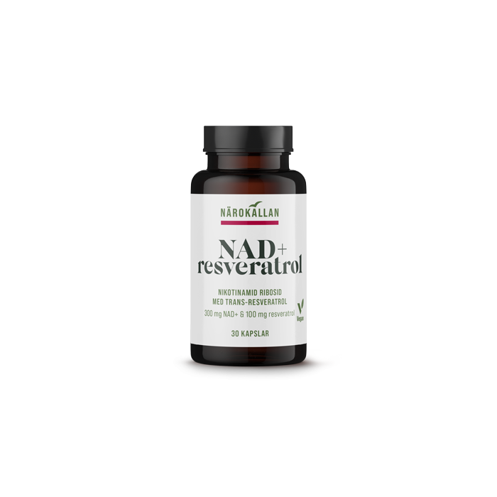 Närokällan NAD+ Resveratrol 30 kapslar