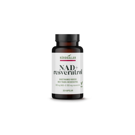 Närokällan NAD+ Resveratrol 30 kapslar